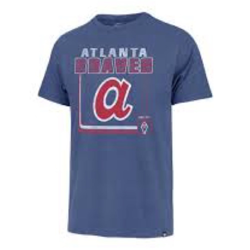 ‘47 Atlanta Braves Franklin T-Shirt Blue